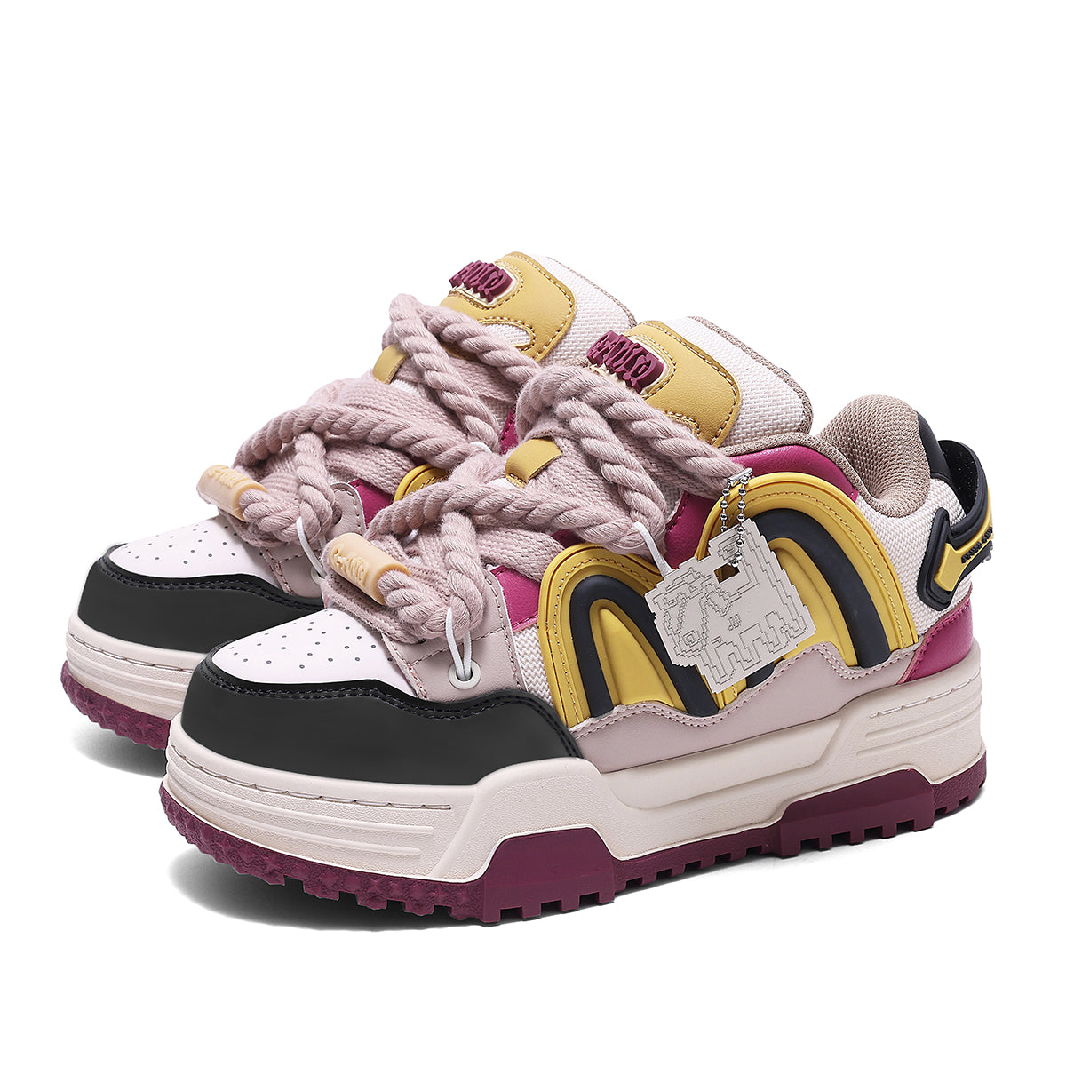 Women's Casual Sneakers - Neon Mirage