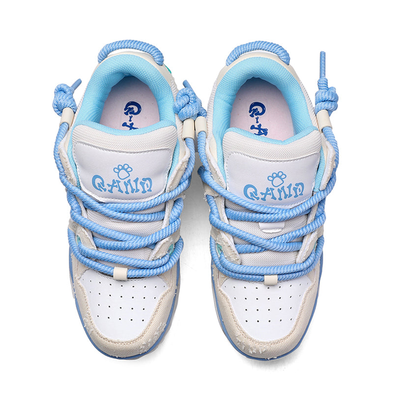Women's Casual Sneakers - Aqua Blue