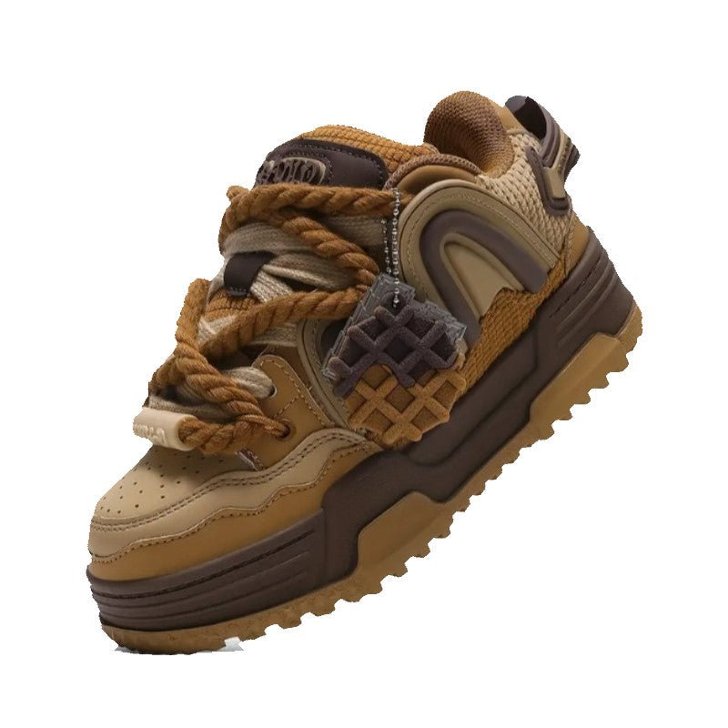 Women's Casual Sneakers - Caramel Brown