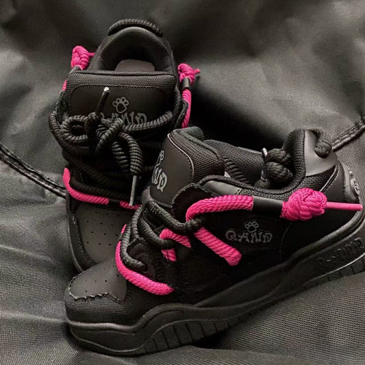 Women's Casual Sneakers - Shadow Red