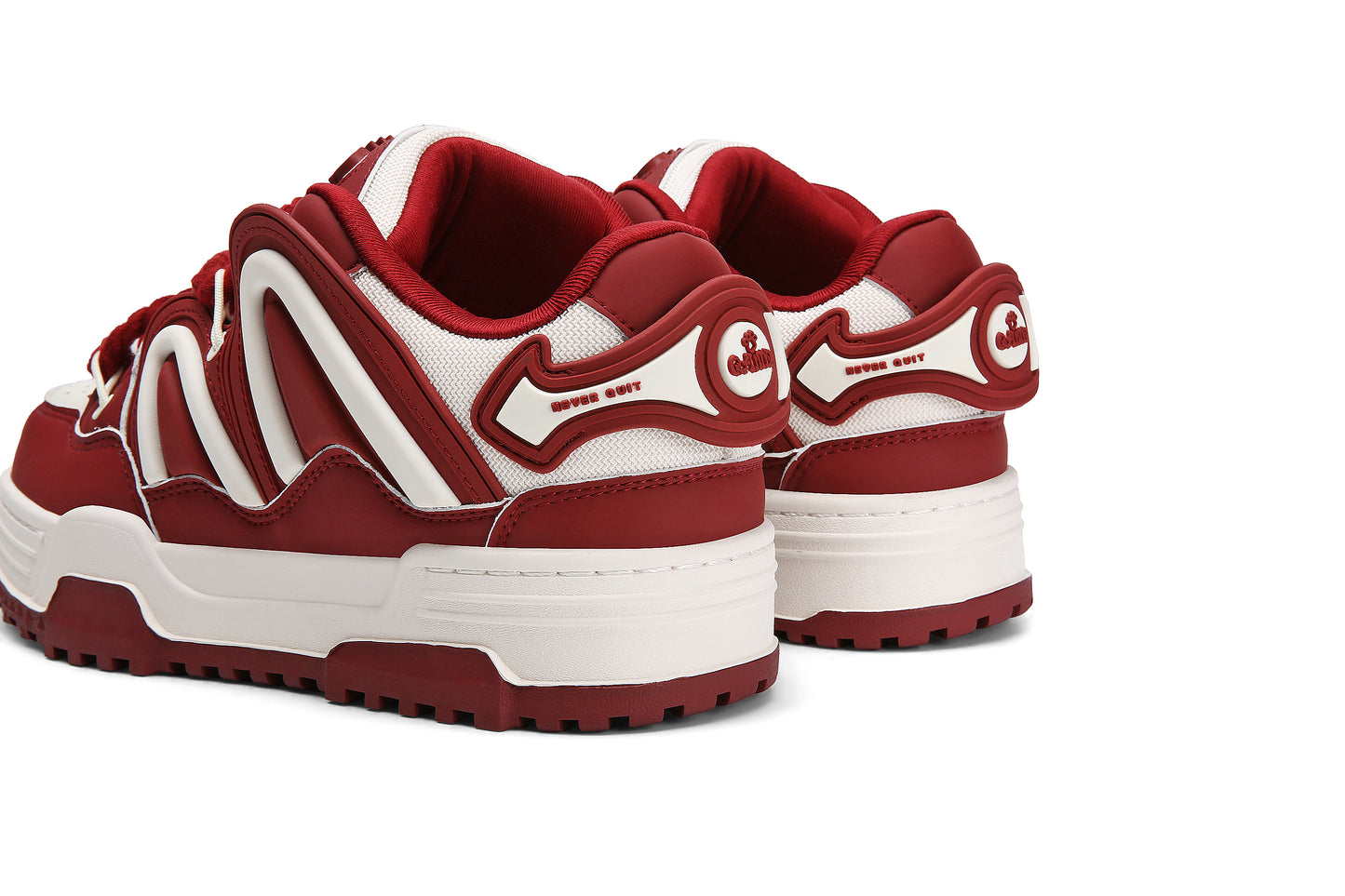 Women's Casual Sneakers - Wine Red