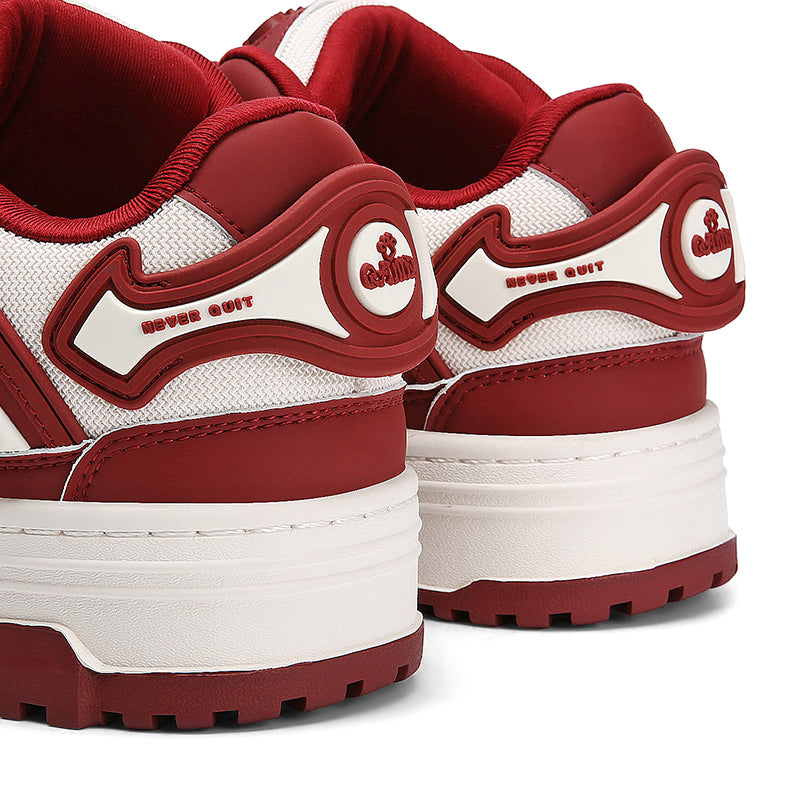Women's Casual Sneakers - Wine Red