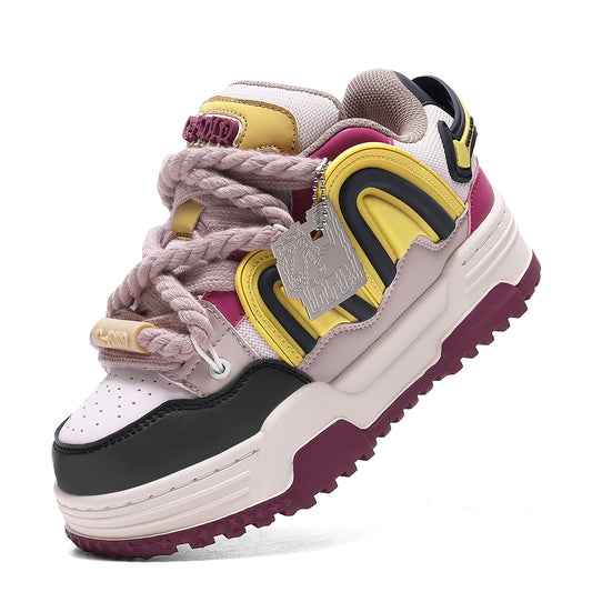 Women's Casual Sneakers - Neon Mirage