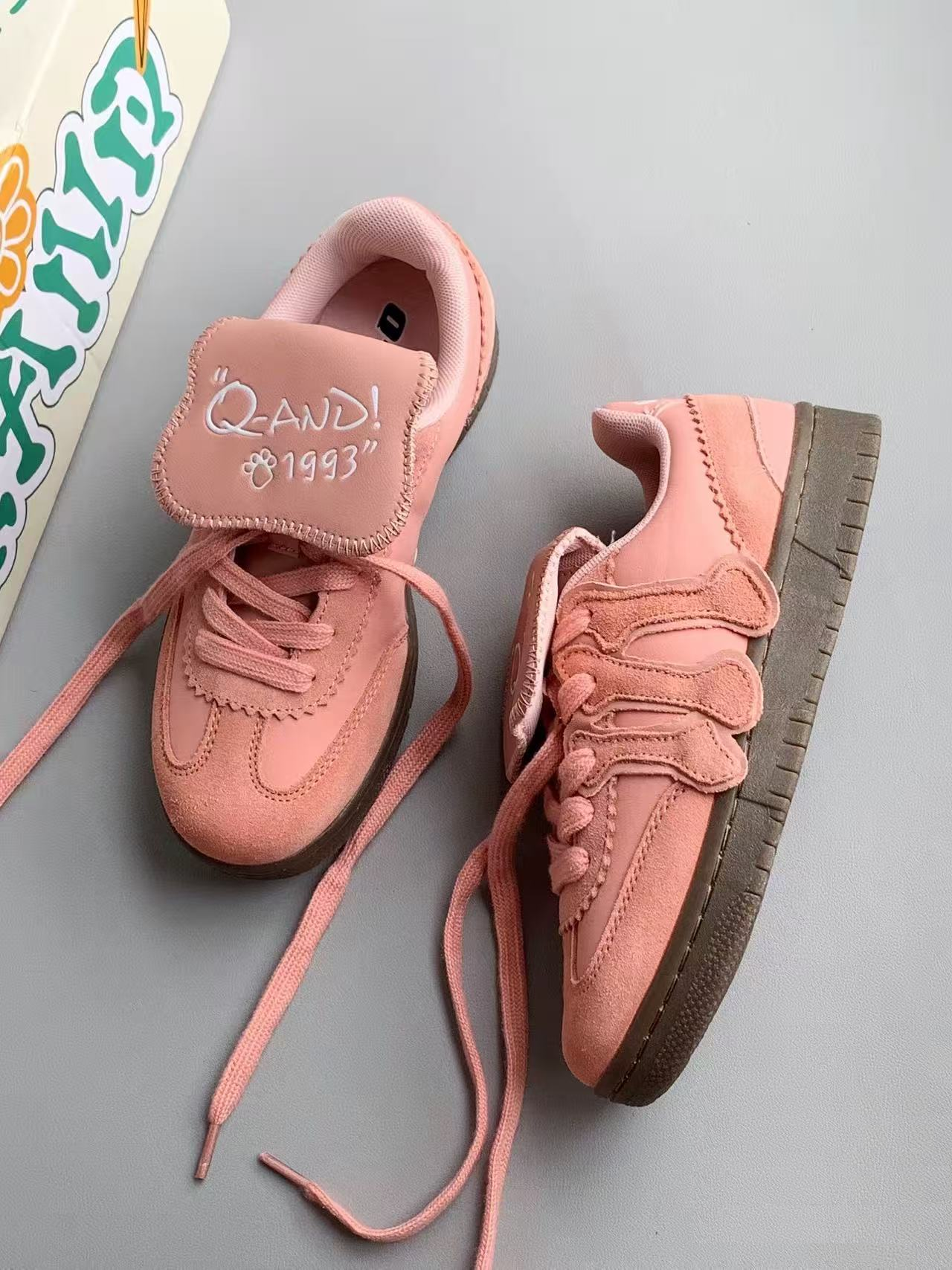 Women's Casual Sneakers - Strawberry Pink