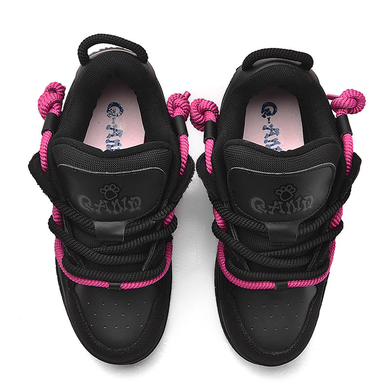 Women's Casual Sneakers - Shadow Red