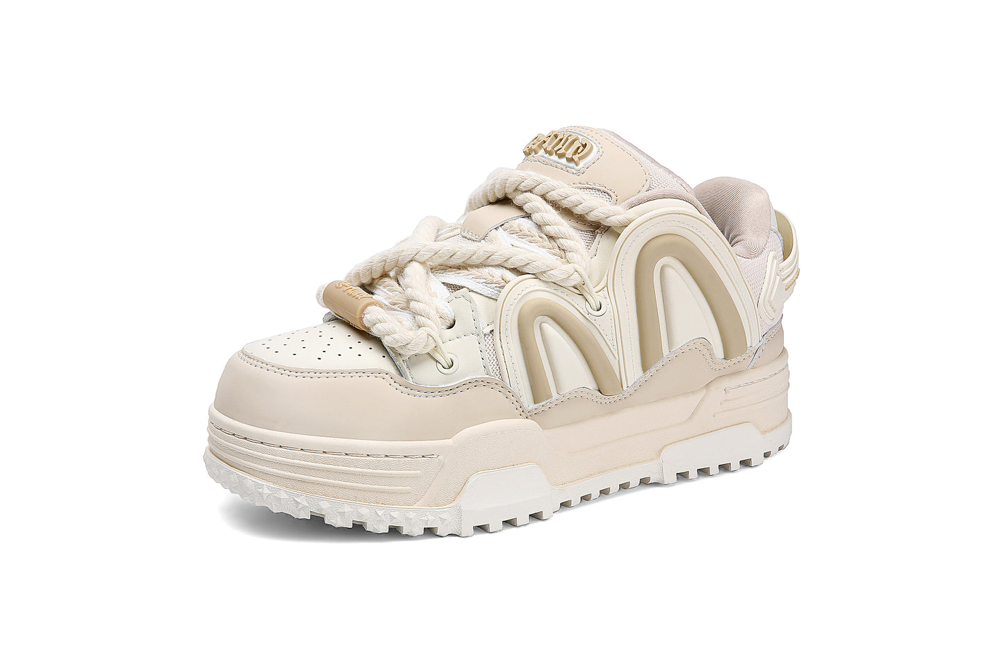 Women's Casual Sneakers -  Energetic Beige