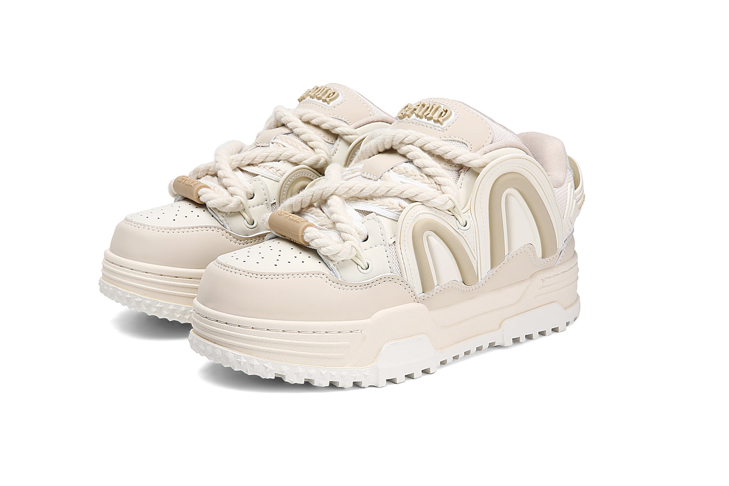 Women's Casual Sneakers -  Energetic Beige