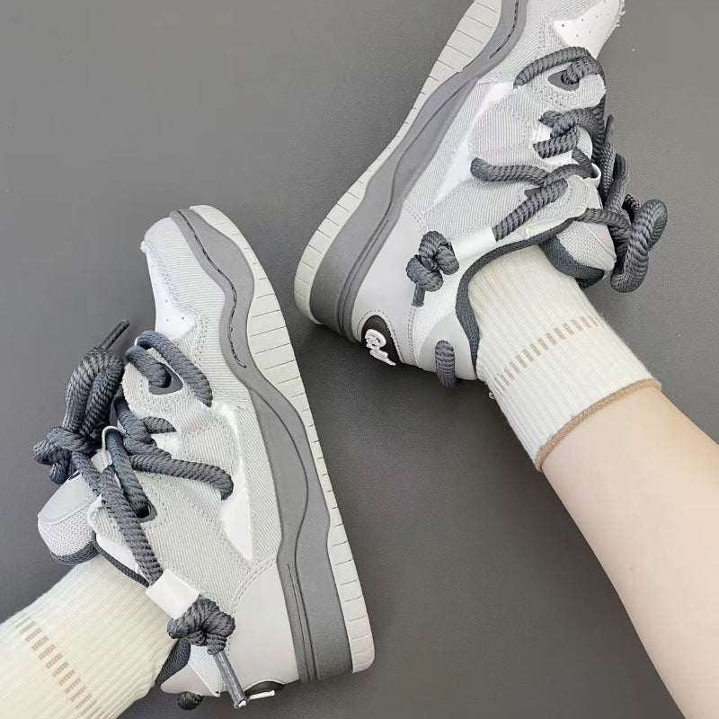 Women's Casual Sneakers -  Shadow Gray