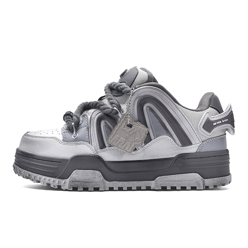 Women's Casual Sneakers - Concrete Gray