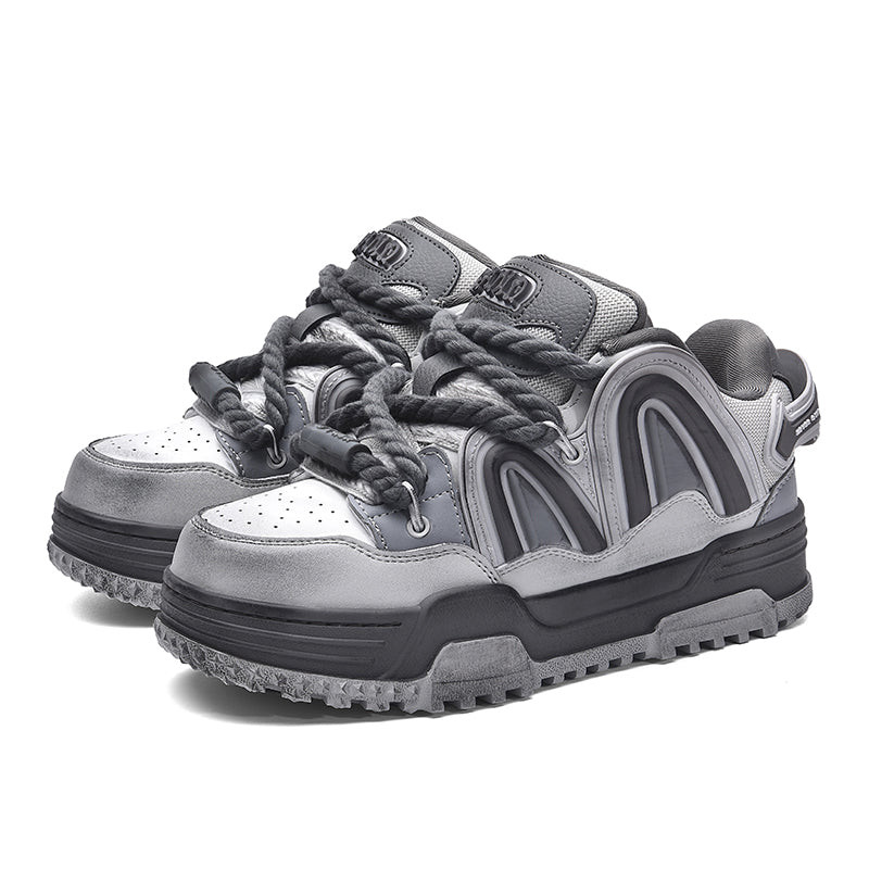 Women's Casual Sneakers - Concrete Gray